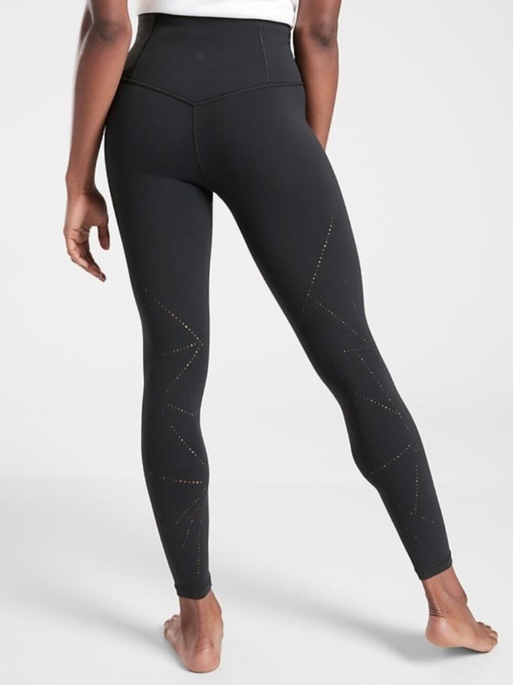 Athleta Elation Lasercut 7/8 Tight Black XS